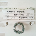 ■送料込み■ナチュラル♪フックシェルフ♪come home!