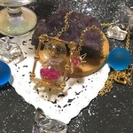 トキヲススメル砂時計ペンダント(ピンク/ゴールドカラー)