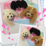 jun様 犬わんこ羊毛フェルトストラップ