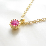 [andy]Necklase,ruby charm
