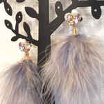 再販♡マラボーファー ビジューピアス
