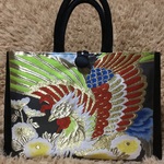 帯 リメイク バック★ 鳳凰 饅頭菊★オーダーメイド