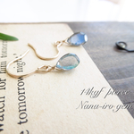 14kgf labradorite  pierce
