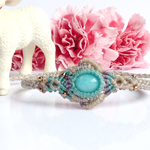 solid bracelet / amazonite