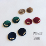 ベルベットカボション♡ピアス/イヤリング