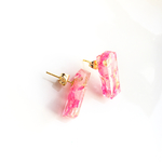 【Flowerスティックピアス〜pink〜】