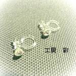 再×４販!! 一粒スワロのノンホール樹脂ピアス