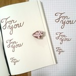 For You(小)消しゴムはんこ