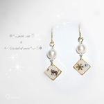 ❁*小さなネコと雪の結晶～petitcotton pearl～♡⃛ೄ
