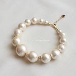 ☆再々販☆[送料無料] *Cotton Pearl* 一連ブレスレット