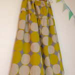 ＊fullmoon dots♪ 綿麻ティアードスカート(yellow)＊