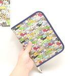 B6サイズの手帳・ブックカバー（ワイド）「にゃんこの行進」
