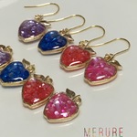 〜キラキラりんごのピアス❤︎金属アレルギー対応❤︎無料ラッピング付き