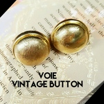 【VOIE】～Retoro Vintage button pierce～GD