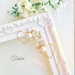 再販♡プリンセスハートビジュー ピアス（イヤリング）