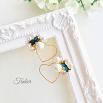 再販♡プリンセスハートビジュー ピアス（イヤリング）vol.2