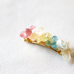 虹の花のバレッタ