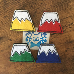 カラフル富士山ブローチ