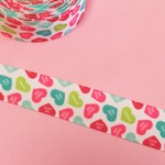 【Candy hearts】バレンタインに♪プリントグログランリボン22mm