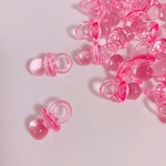 Babyshower☆おしゃぶりパーツチャーム★ピンク30個入り