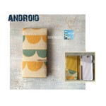 ☆hinatabocco9さま専用☆手帳型スマホケース～丸フラッグ　イエロー～