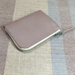 ヌメ革のＬ字財布