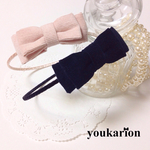 ダブルリボンカチューシャ(ピンク)