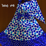 フリフリエプロン＆三角巾セット☆フラワー120cm