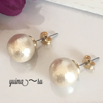 《再販》一粒コットンパールピアス