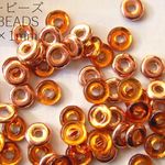 【小分パック】【オービーズ/o-beads】トパーズカプリゴールド:直径3.8×1ミリ/2.5ｇ約70～75ヶ(@367)