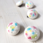 砂糖菓子みたいなブローチ　キャンディーネップ
