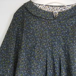 ★★再値下げ★★　小花のワンピース　　小花ネイビー×小花ホワイト
