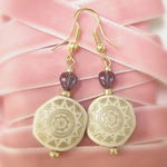 vintage 💜circle pierce