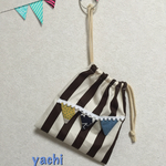 ご予約のお客様専用⭐️️ゆらゆらガーランド⭐️️のstripe巾着 