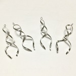 ツイストバチカン シルバーカラー 4個セット