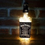 LEDイルミネーションボトルランプ「ジャックダニエル」アメリカ　バーボン