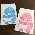 もっこもこ☆とりのりthank youカード