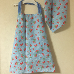 イチゴのキッズエプロン&三角巾