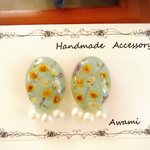 minikosan様専用☆お花いっぱいパールピアス