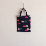 ちいさいトートBAG シューズケースにも            saarist ネイビー