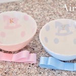 17_[ギフトBOX入り]ギフト♡プレゼント♡イニシャル入り ベビーキッズお茶碗♡