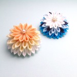 オカメ&セキセイインコ。ヘアクリップ