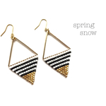 再販17♡△triangle earrings△（border）