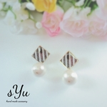 squareパールピアス