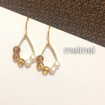 【再販】大人かわいい雫ピアス*イヤリング*樹脂ノンホールピアス*