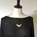 Cassiopeia コットンパールネックレス