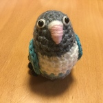 ボタンインコちゃん（ターコイズブルー）