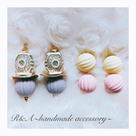アンティーク調♡パステルカラー ピアス/イヤリング