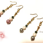 数限定‼︎300円☆流星☆スワロパールのピアス/イヤリング