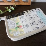 通帳・お薬手帳ケース(パッチワーク)